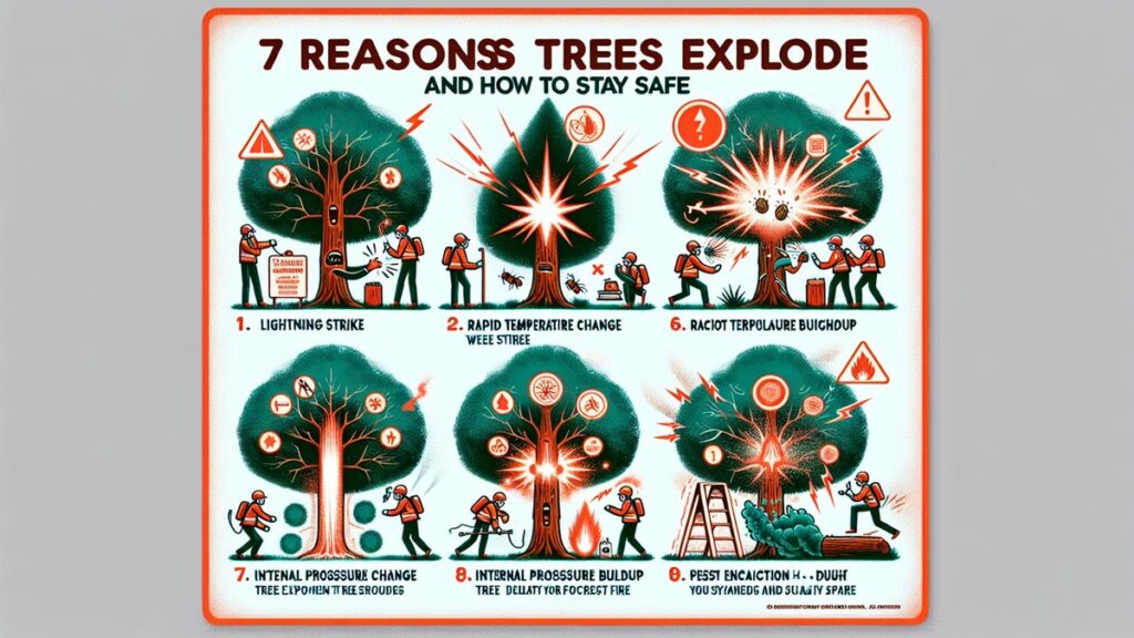7 Reasons Trees Exploding Happens and How to Stay Safe
