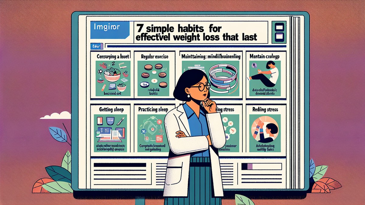 7 Simple Habits for Weight Loss That Last in 2026